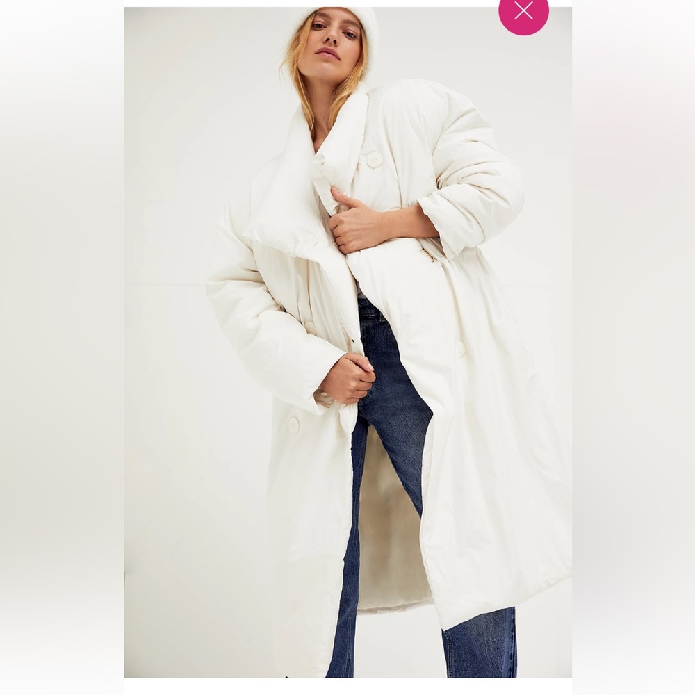 Free People Duvet Puffer Coat Sz Medium